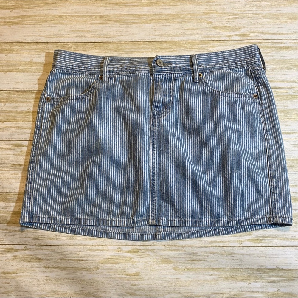 Old Navy Striped Mini Skirt 6